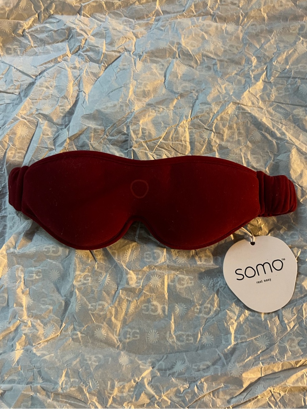 SOMO Sleep Fitness Mask in Deep Red